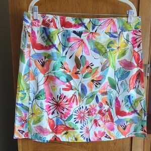 RipSkirt Wildflower Watercolor Wrap Skirt (Size L)